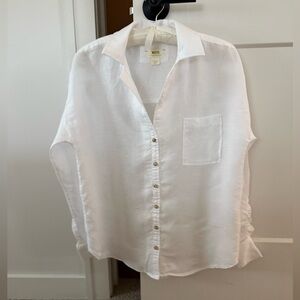 Maeve Women’s Linen Button up Shirt